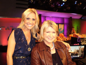 Jessica Holmes KTLA TV Anchor & TV Host with Martha Stewart